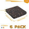 Powrocket Treadmill Mat,6 Pack Anti-Vibration Shock Absorbing Exercise Equipment Mat