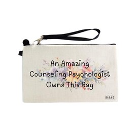 Gifts or Presents for Counseling Psychologists, an Amazing Counseling Psychologist Owns This Bag, Cosmetic Bags, Pencil Case - cb1086