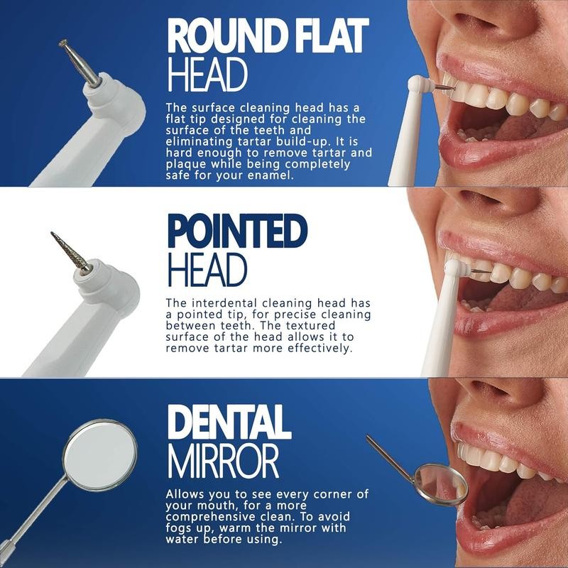 Plaque & Tartar Remover for Teeth, Dental Calculus Remover Teeth