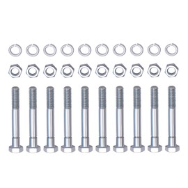 XTPTFABS (10Pcs) 70060-01337 Shear Bolts 5/16" x 2-1/2" Compatible with Snowblower B2781