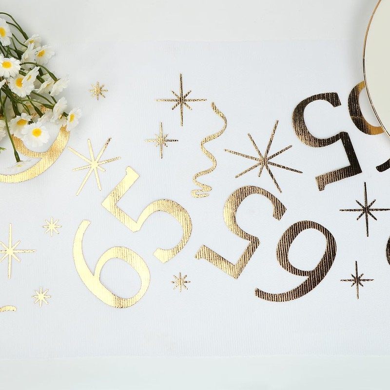 Gold Table Decoration, Birthday Decoration, Table Runner, Table Runner for