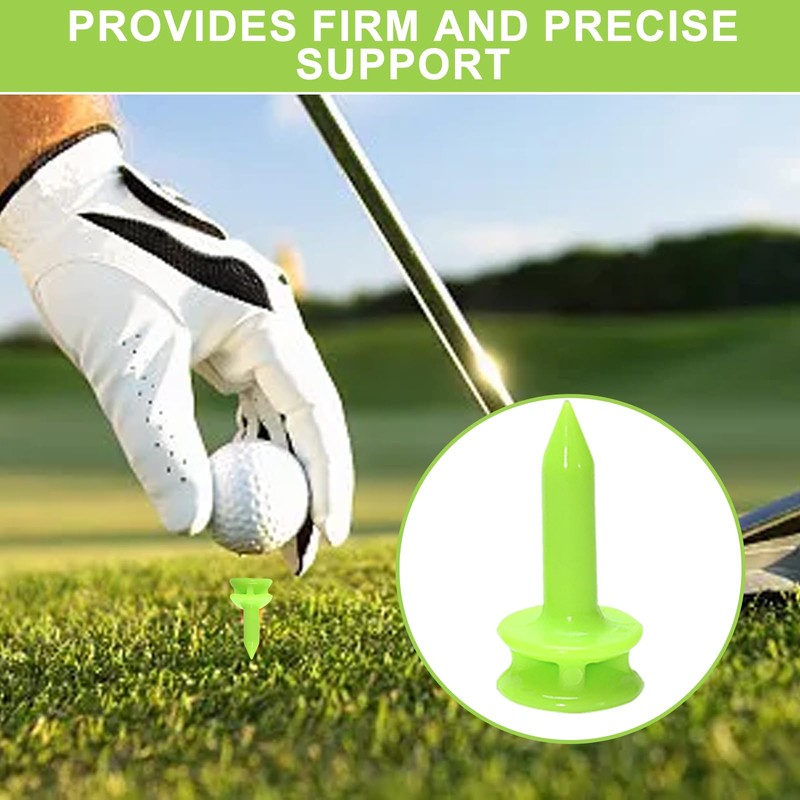 50PCS Golf Tees - Castle Golf Tees - Plastic Golf