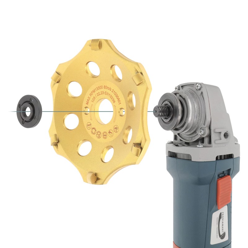 PRODIAMANT PKD Diamond Cup Wheel 125 mm x 22.2 mm