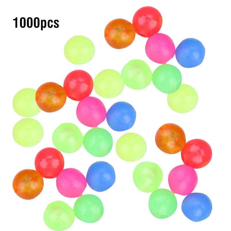Pack of 1000 Plastic Box Bright Colour Fishing Glow Loose