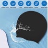 Premium Quality Unisex Silicone Elastomeric Swim Cap for Adults -