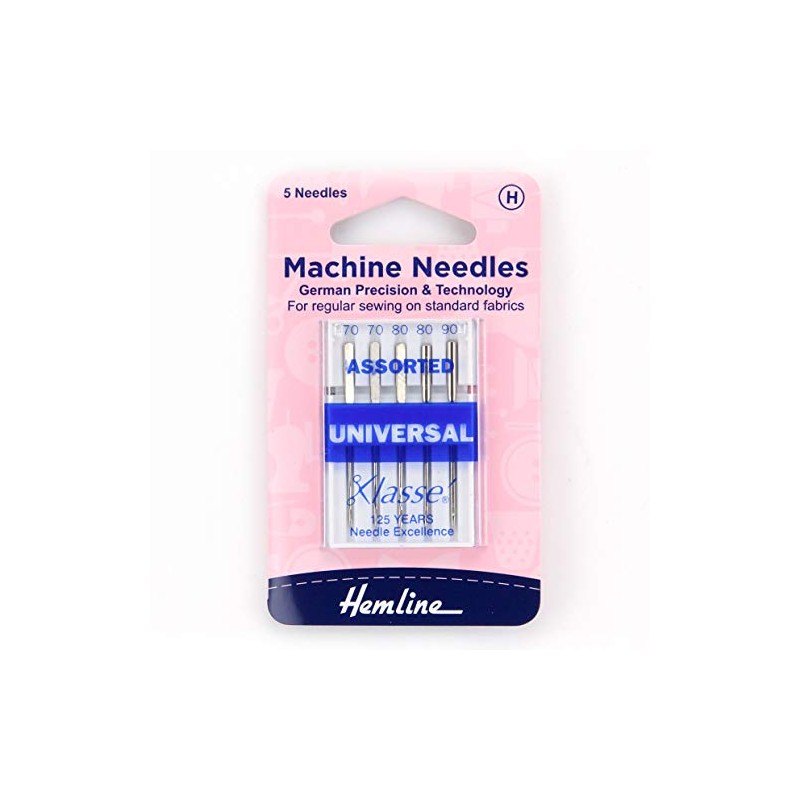 Hemline Machine Needles - Universal Assorted