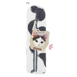 Sunstar Stationery Cat Day Pen Case, Cat Hand, Black and White S3622312