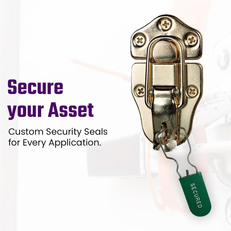 Plastic Padlock Security Seals - Corrosion-Resistant, Eco-Friendly, U.S. Customs Approved
