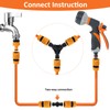 Tunejoy Hose Connectors Garden Hose Connectors Leak-Free Hose Coupling Accessories