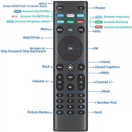 For Vizio Vizio Smart TV Replaced Remote Control for V505M-K09, V555M-K01, V755M-K03