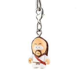 South Park Jesus Rare Chase Mystery Figure ?/?? Not Listed on Box Odds Zipper Pull / Keychain Series 2 by Kidrobot OIpened Blind Box