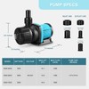 JEREPET 1250gph Aquarium 24V DC Water Pump with Controller, Submersible