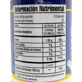 Grenetina Hidrolizada 60 Cápsulas Godvit