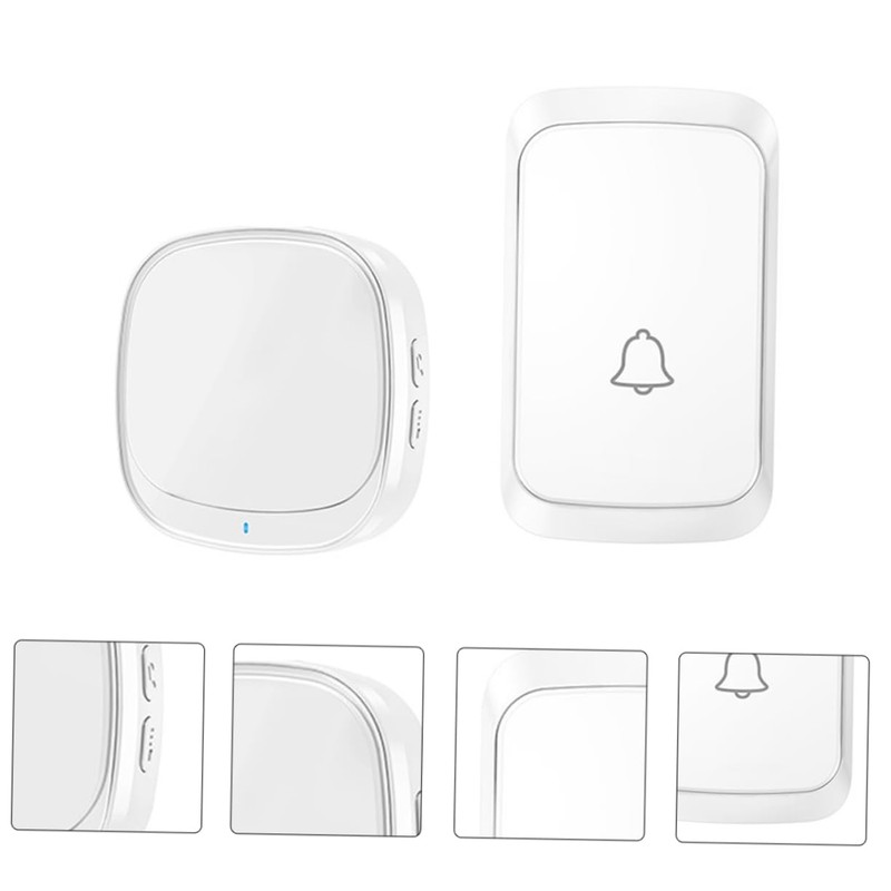 TEHAUX 1Set Wireless Doorbell Intelligent USB Door Bell with Melodies