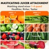 Masticating Juicer Attachment for KitchenAid Stand Mixer, Cold Press Juicer