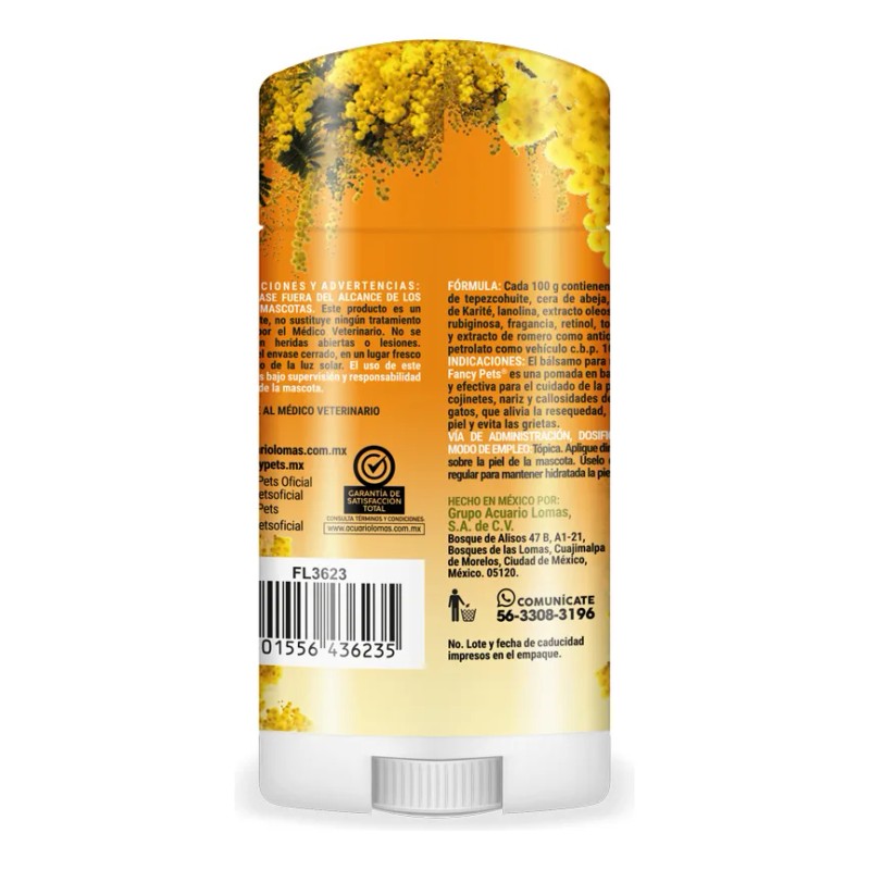 Balsamo Hidratante En Barra Balsamo 50 Gr Fancy Pets