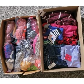 Kids Wholesale Mystery Box 10 Pieces Lot Clothing Accessories MSRP $175+