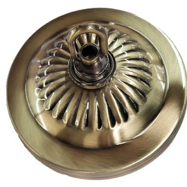 B&P Lamp® Holder Kit for 3 1/4" Fitter Shades, Antique Brass Finish