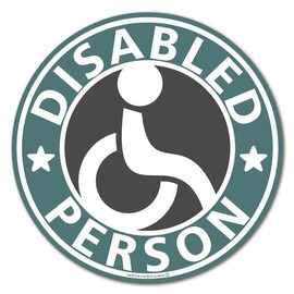 [Magnet] Wheelchair Mark, Magnet, Sticker/Disabled Person, Welfare Vehicle, Wheelchair, Wheelchair (en) (Smoke Blue)