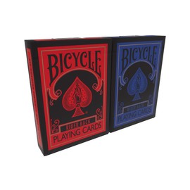 Bicycle - 2 Games Bicycle Reverse 54 Cards (Red & Black and Bicycle Blue & Black)