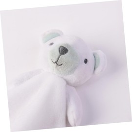 Totority 2pcs Plush Toy Towels Towls Comforter Teething Comforter Blanket Compagnie Toy Muslin Blanket Soother Blanket Animal Comfort Blanket Soothing White