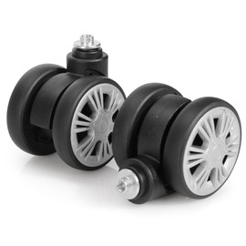 Ech.Apr Luggage Suitcase Wheels Replacement, 2 Pack Luggage Wheel Repair Set, Luggage Suitcase Caster Replacement Parts