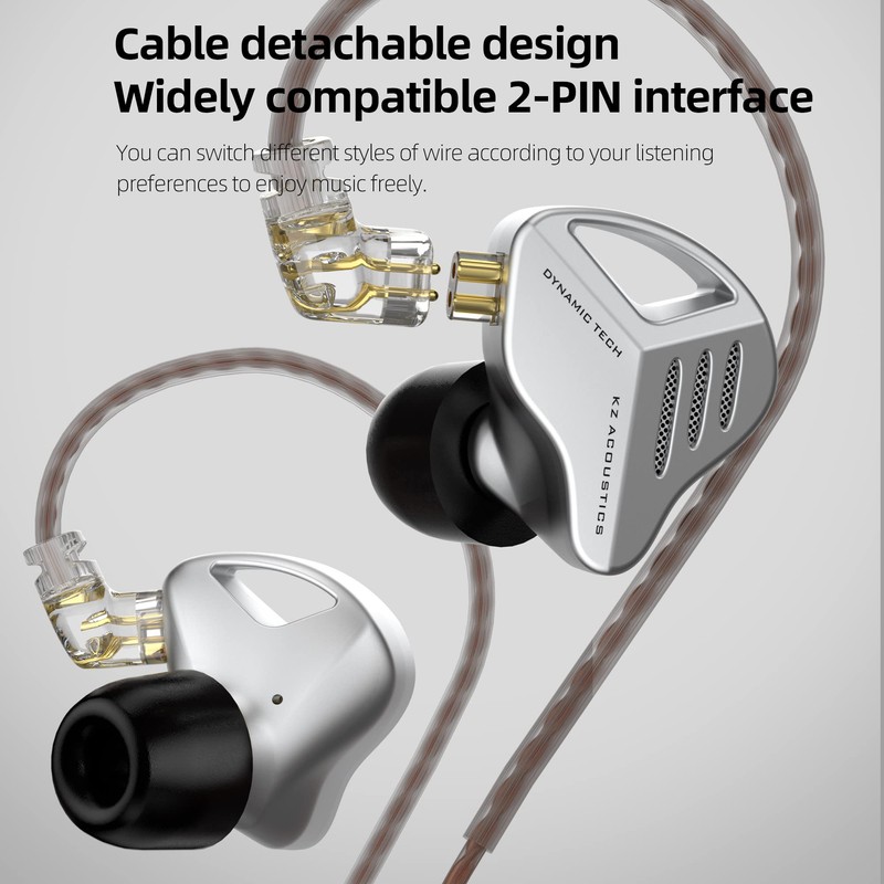 keephifi KZ ZVX 10mm Dual Cavity Dynamic Driver Metal Housing