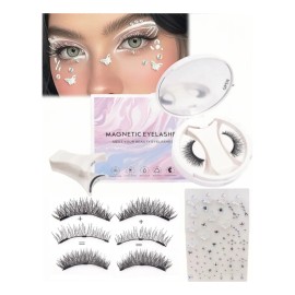 Kit De Clips Magnéticos Para Pestañas Postizas 2 Pares