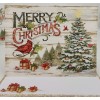 Lang 2 Lang 2020 Linen PINE FOREST Glitter Christmas Cards+Envelope