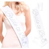 KICOSY Rhinestone Bride to Be Sash with Diamond Ring Icons