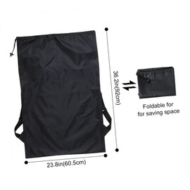 ULTECHNOVO Heavy Duty Polyester Backpack Laundry Bag Large Storage for Travel Camping Protects Clothes Suits Dresses More for Long Term Use and Easy Cleaning