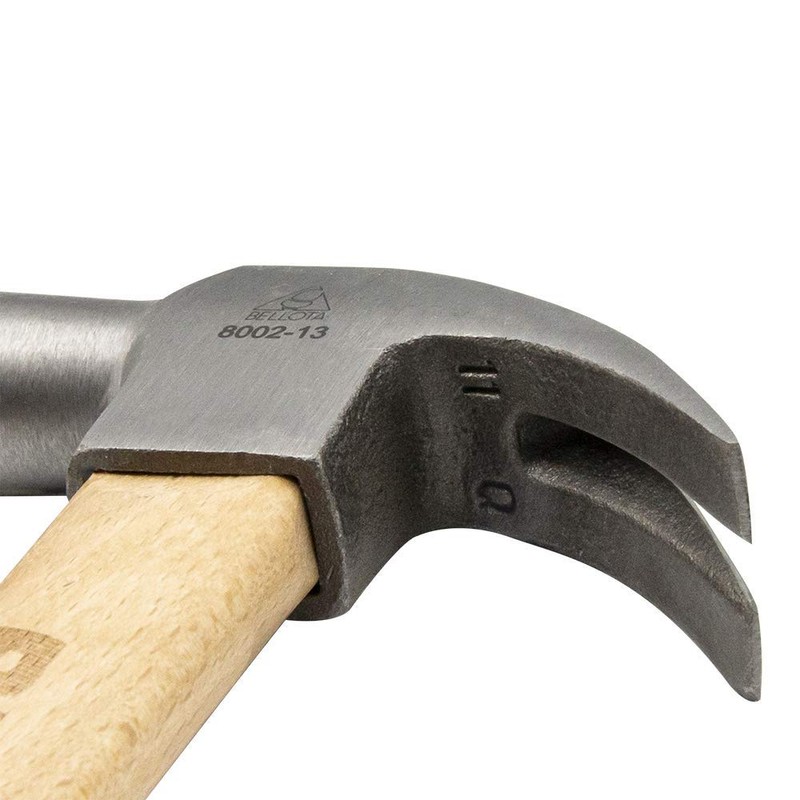 Bellota 8002-13 English-Style Claw Hammer with Beech Wood Handle, 27