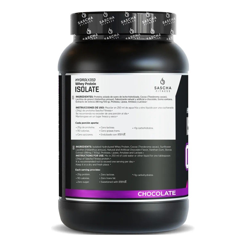 Sascha Fitness Proteína Sabor Chocolate