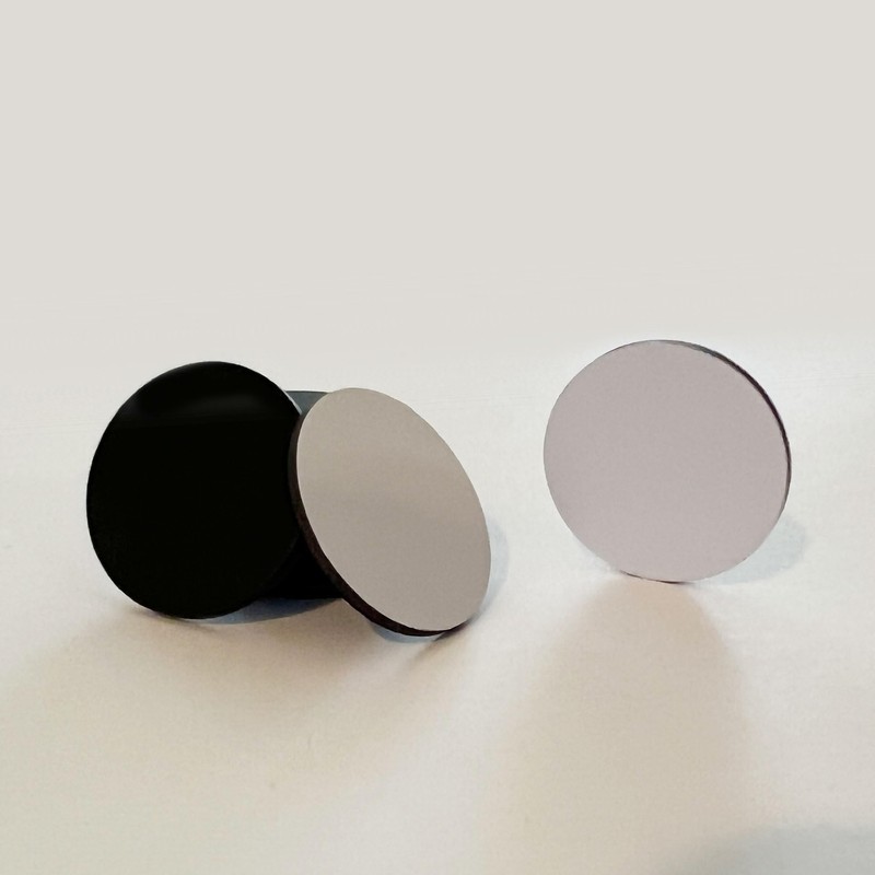 Double-Sided Flip Magnets, 25 Pack, 1" Black/White, for Office Organization