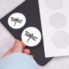 24 x 40mm Round 'Simple Dragonfly Top View' Stickers (SK00068280)