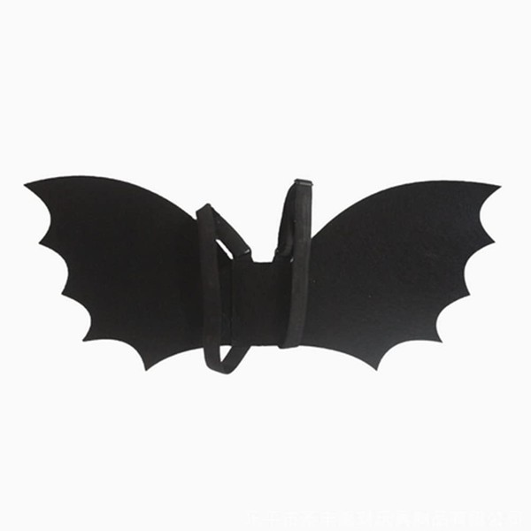 Proumhang Kids Halloween Cape Wing,Bat Wings for Kids aged 0-8,Party Favors,Cosplay Props,Halloween Decorations Bat Cape,Black,M(Aged 6~15),67cm x 32cm(26.3" x 12.5")