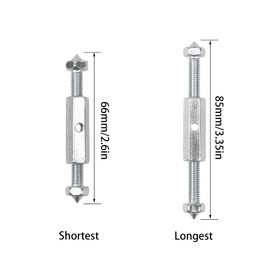 Rrina 10Pcs 86 Type Wall Box Repair Tool Electrical Light Switch Socket Junction Stash Bottom Boxes Repairer Cassette Embedded Installation Maintenance Support Rod