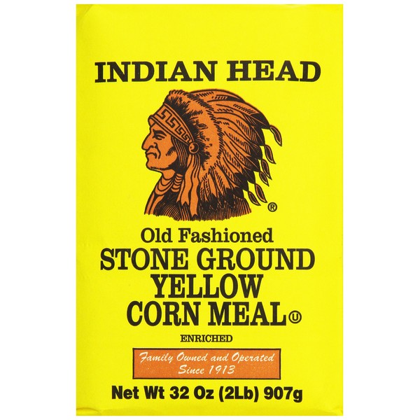 Indian Head Yellow Corn Meal, 32 oz.