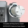 For Ninja Creami Pint and Lids 24oz Replacement Ice Creanm