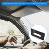 Car Sun Visor Tissue Holder, GLADFRESIT PU Leather Sun Visor