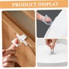 CAXUSD 4pcs Toilet Lid Handles for Bathroom Wc Seat Toilet