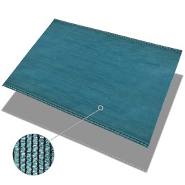 Alion Home 65% Sunblock DIY Shade Cloth - Garden Netting - Mesh Sun Shade Cover for Garden Patio Plants - Green (10' x 14')