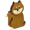 DECOLE WA-37376 Tachi Pen Stand, Brown, Approx. 3.7 x 1.9