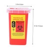 Gatuida 1PC Razor Blade Recycling Storage Container for Barbershop Salon