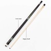 Collapsar CH03 Pool Cue with Soft Case,Green Curly Maple with