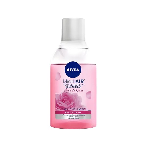 Agua Micelar Desmaquillante Nivea Agua De Rosas 400ml