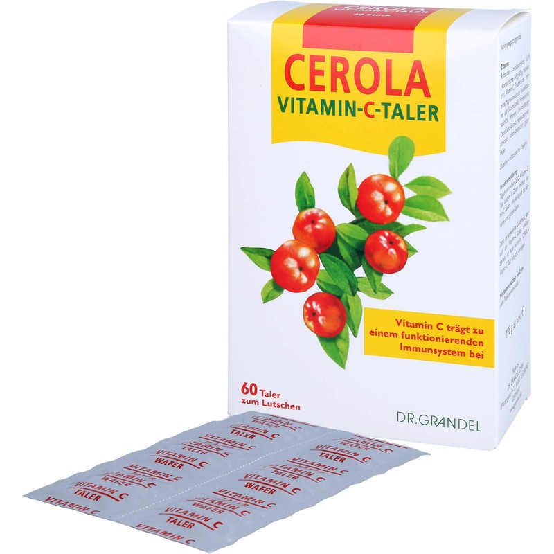Cerola Vitamin C Taler, 60 St