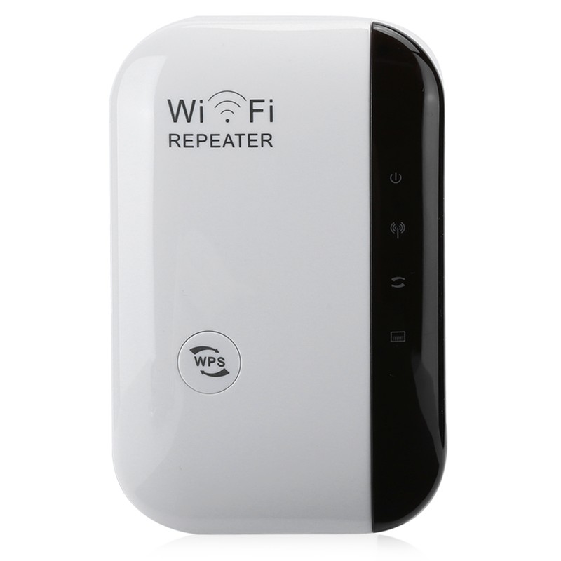 Repeater WiFi Signal Amplifier 300M Ethernet Port Wall‑Mount White for