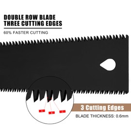 WBJKZJD Folding Saw, 5.5 Inch Small Pocket Hand Saw 11/15TPI Pruning Saw for Smooth and Precise Cuts Flush Cut Saw for Camping Gardening Carpentry