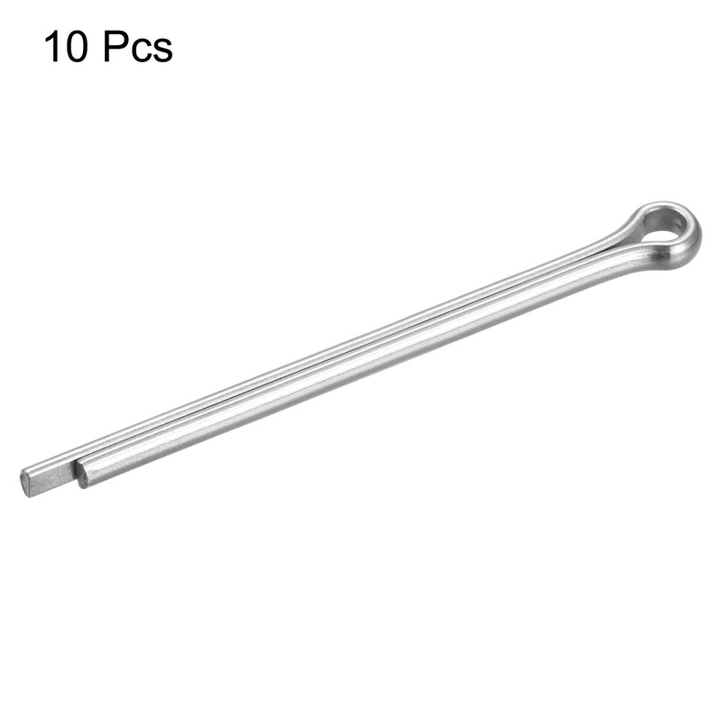 sourcing map Split Cotter Pin, 5mm x 70mm Stainless Steel